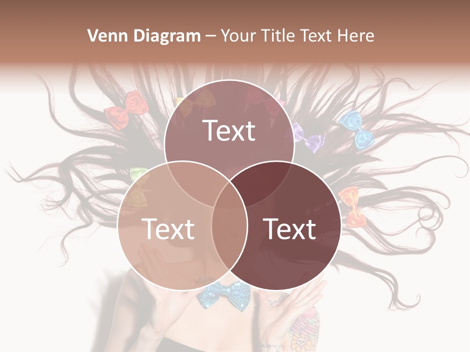 Makeup Posing Headshot PowerPoint Template