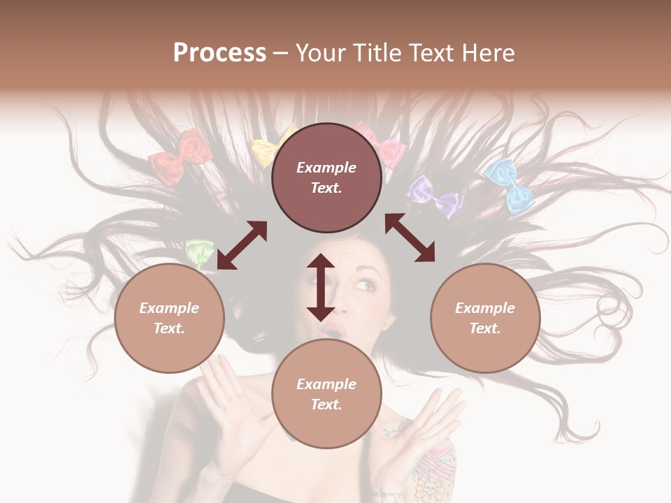 Makeup Posing Headshot PowerPoint Template