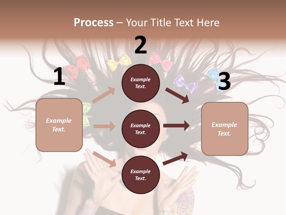 Makeup Posing Headshot PowerPoint Template