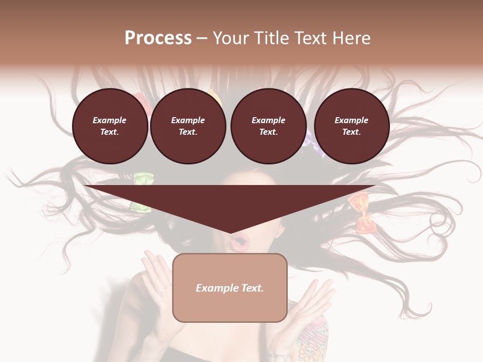 Makeup Posing Headshot PowerPoint Template