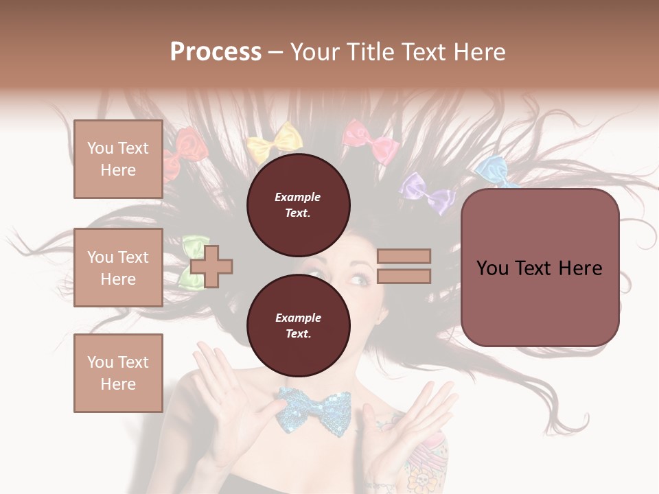 Makeup Posing Headshot PowerPoint Template