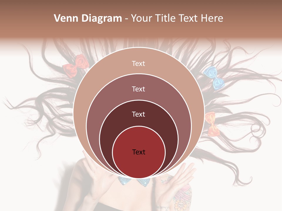 Makeup Posing Headshot PowerPoint Template