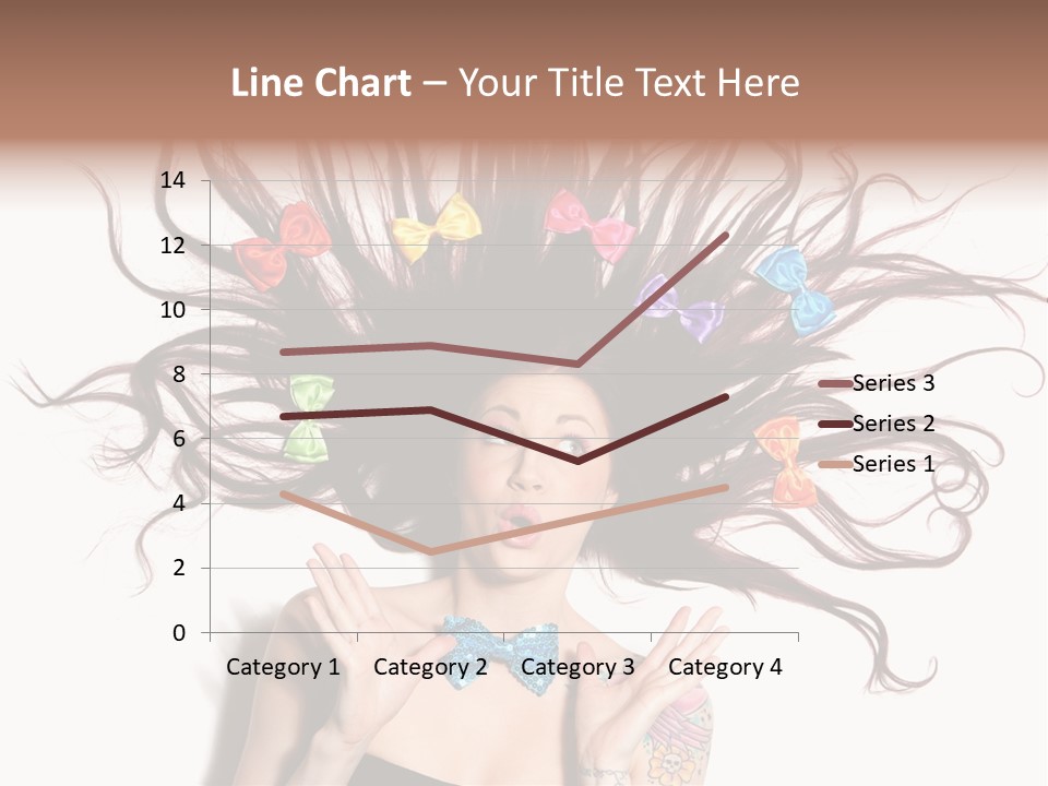 Makeup Posing Headshot PowerPoint Template