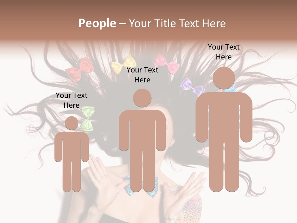 Makeup Posing Headshot PowerPoint Template