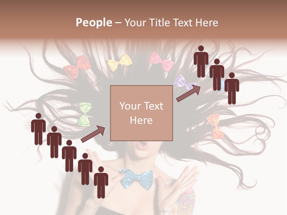 Makeup Posing Headshot PowerPoint Template