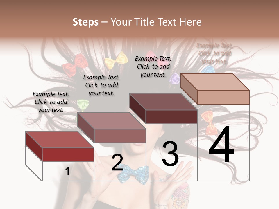 Makeup Posing Headshot PowerPoint Template