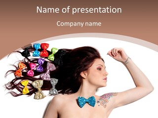 Human Make Posing PowerPoint Template