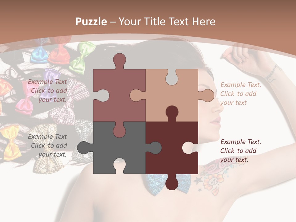 Human Make Posing PowerPoint Template