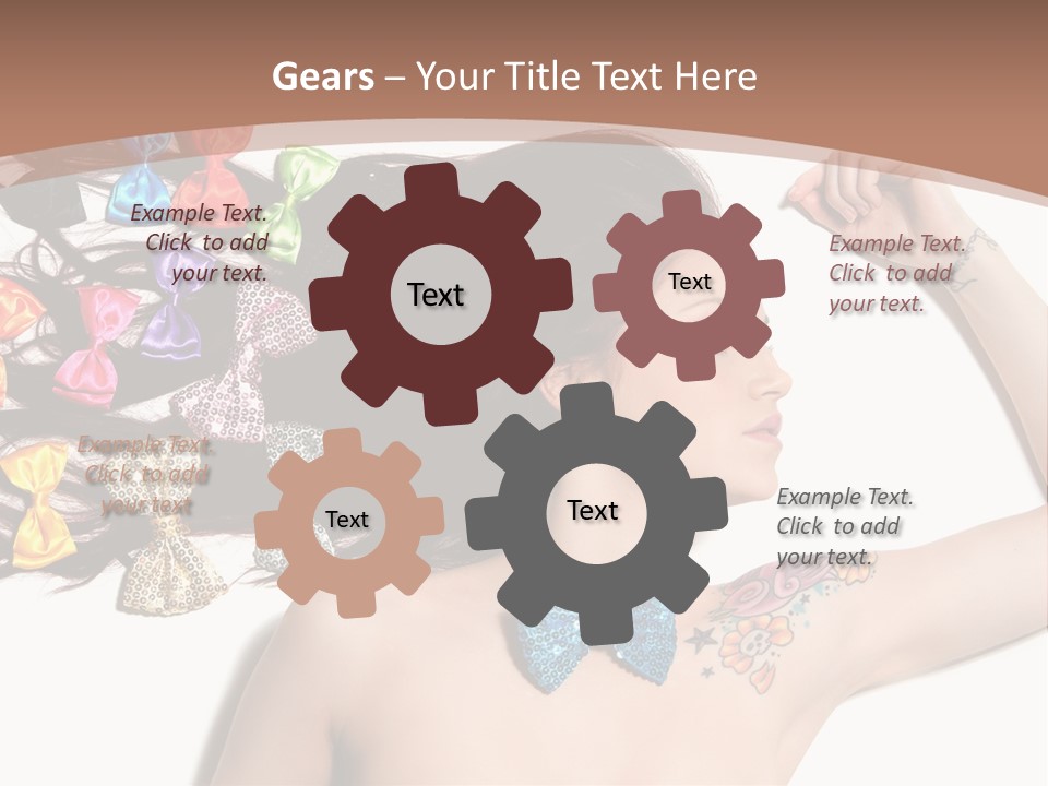 Human Make Posing PowerPoint Template