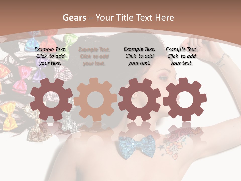 Human Make Posing PowerPoint Template