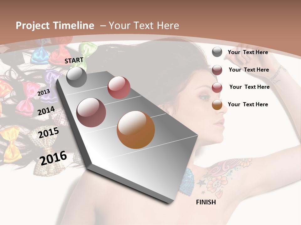 Human Make Posing PowerPoint Template