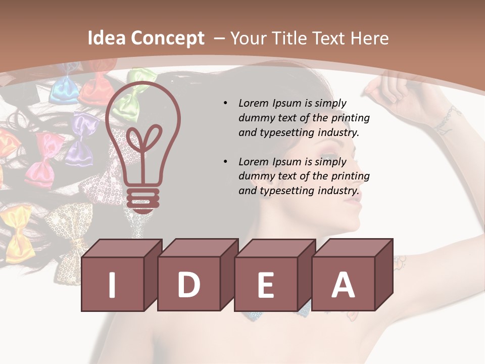 Human Make Posing PowerPoint Template