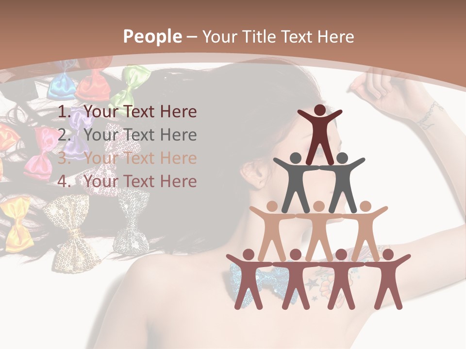 Human Make Posing PowerPoint Template