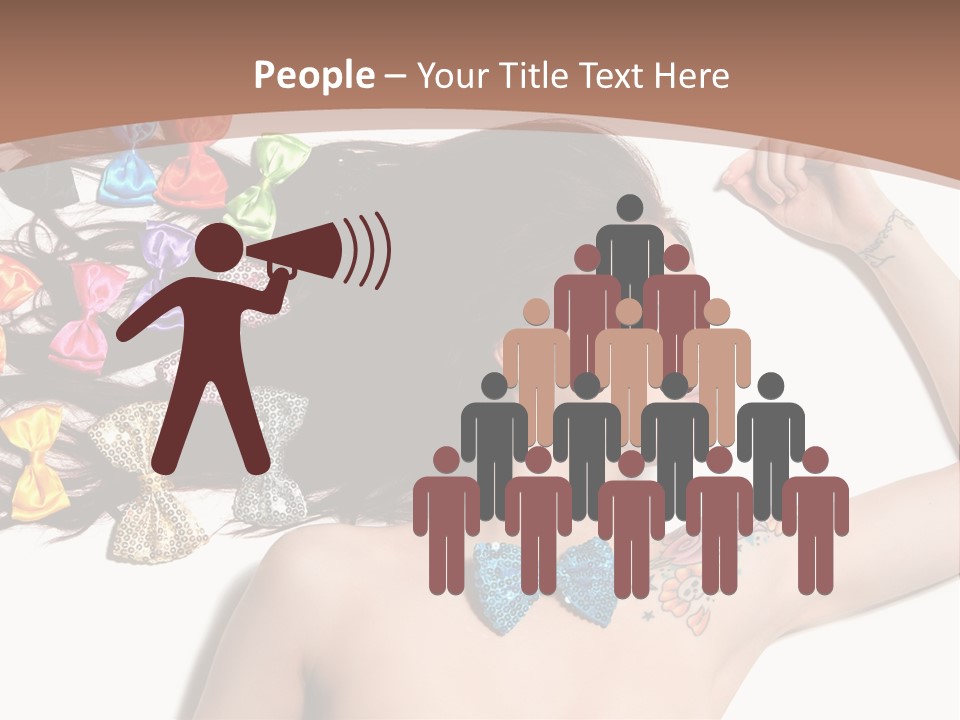 Human Make Posing PowerPoint Template