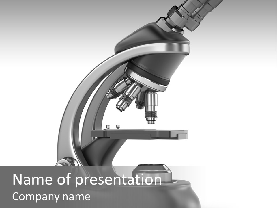 Optical Instrument Cell PowerPoint Template