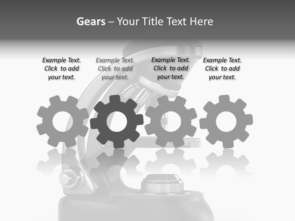 Optical Instrument Cell PowerPoint Template