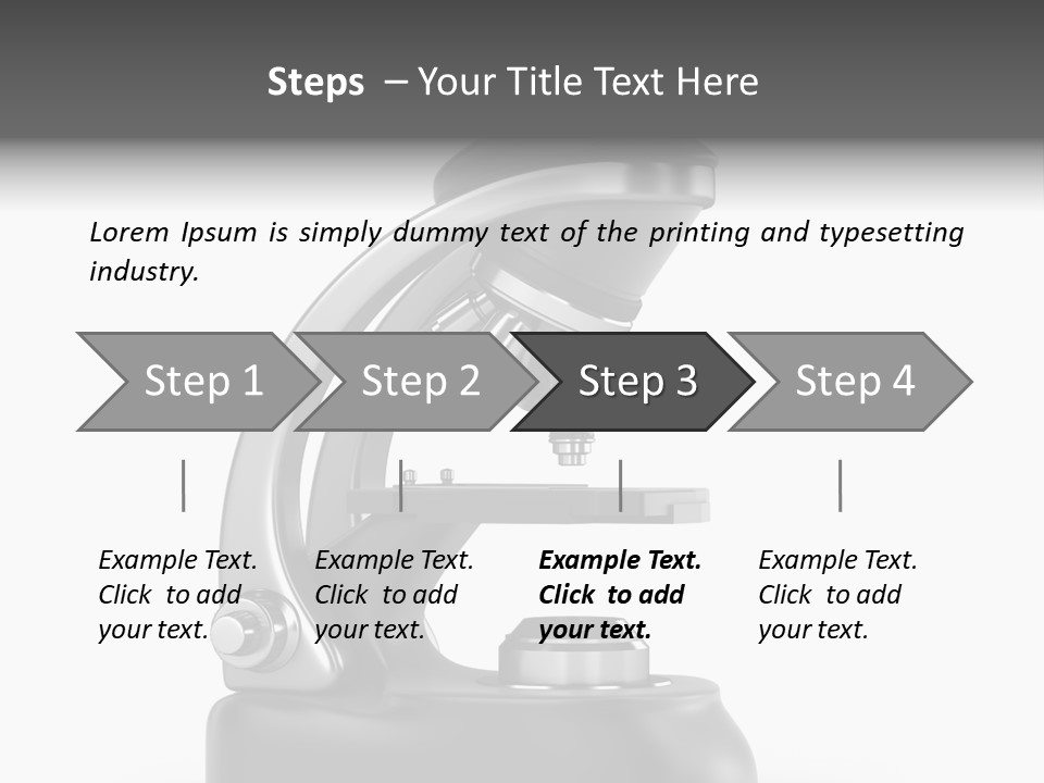 Optical Instrument Cell PowerPoint Template