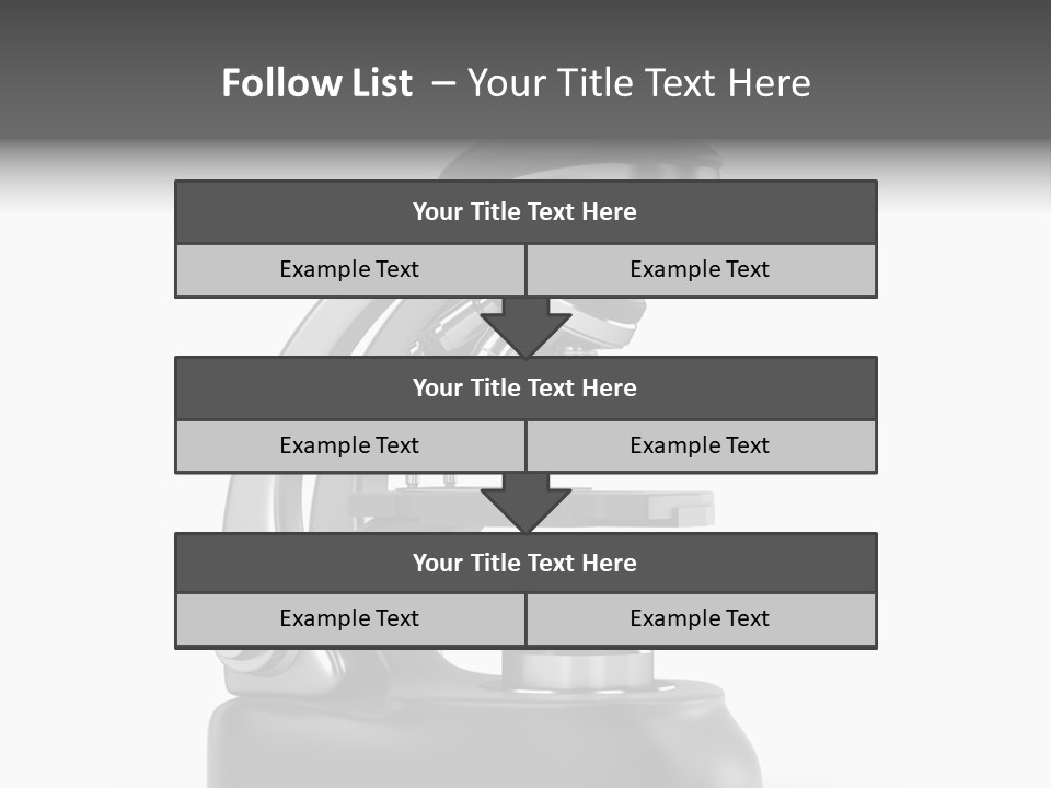 Optical Instrument Cell PowerPoint Template