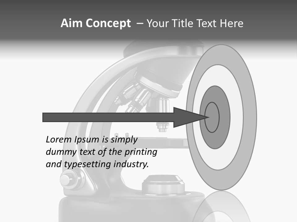 Optical Instrument Cell PowerPoint Template