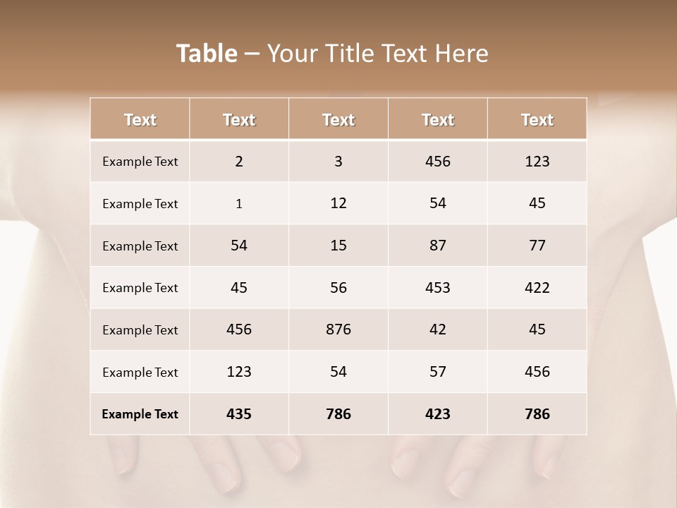 Woman Human  PowerPoint Template