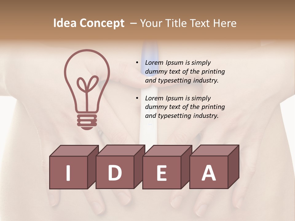 Woman Human  PowerPoint Template