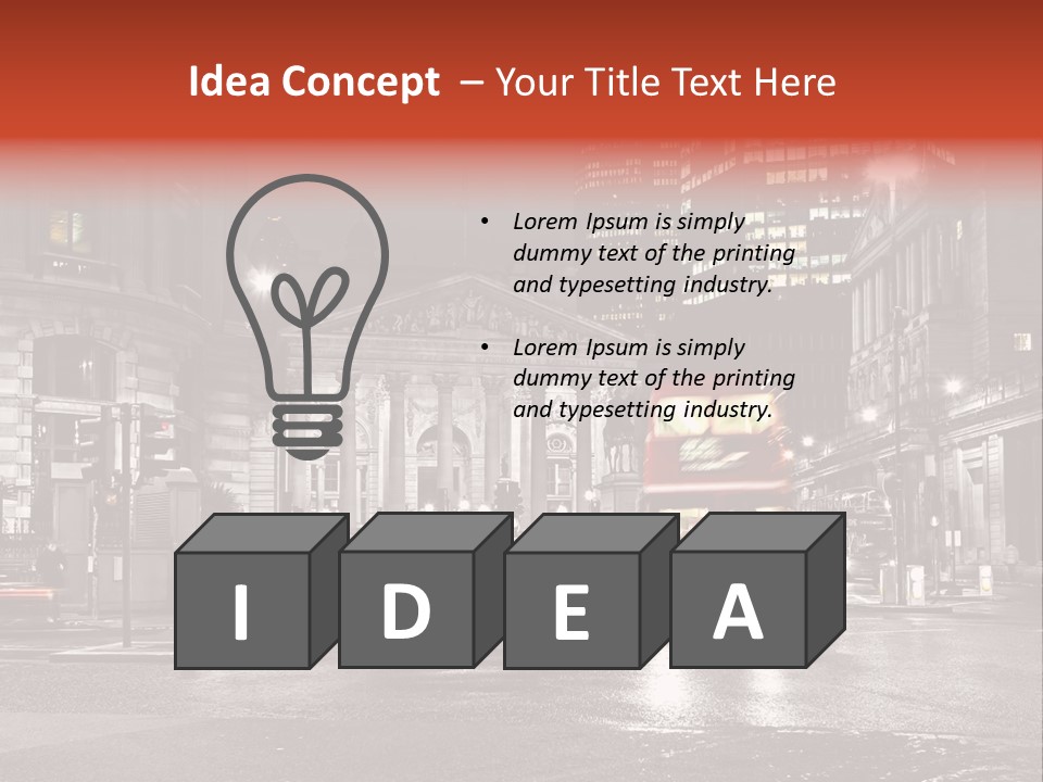 White Black Master PowerPoint Template