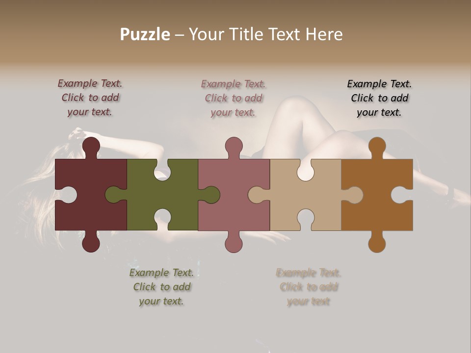 Pose Sensual Lovely PowerPoint Template