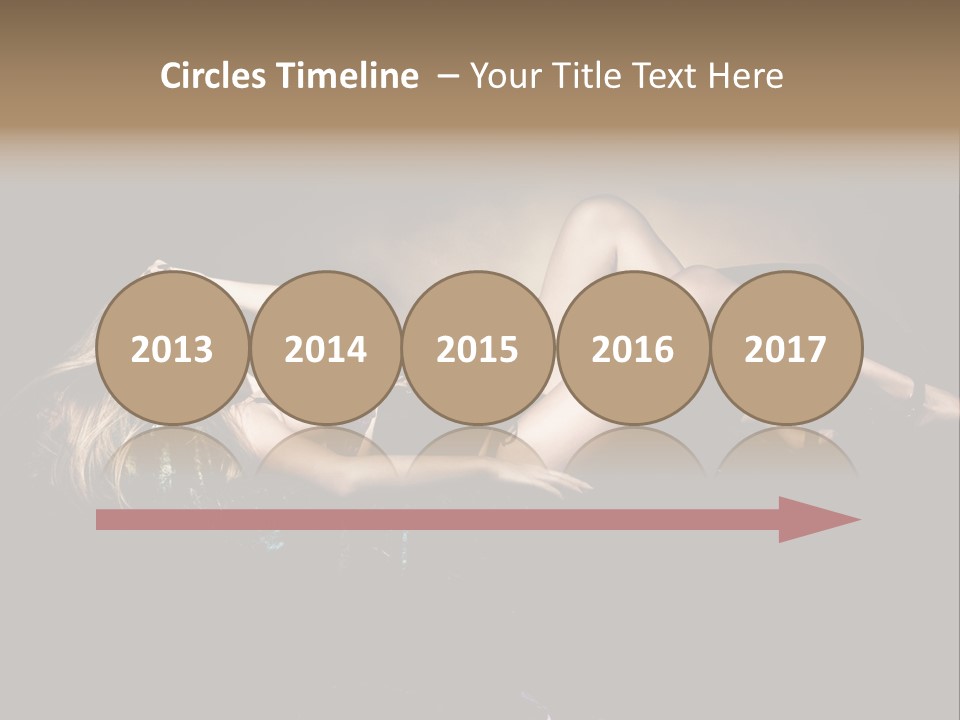 Pose Sensual Lovely PowerPoint Template