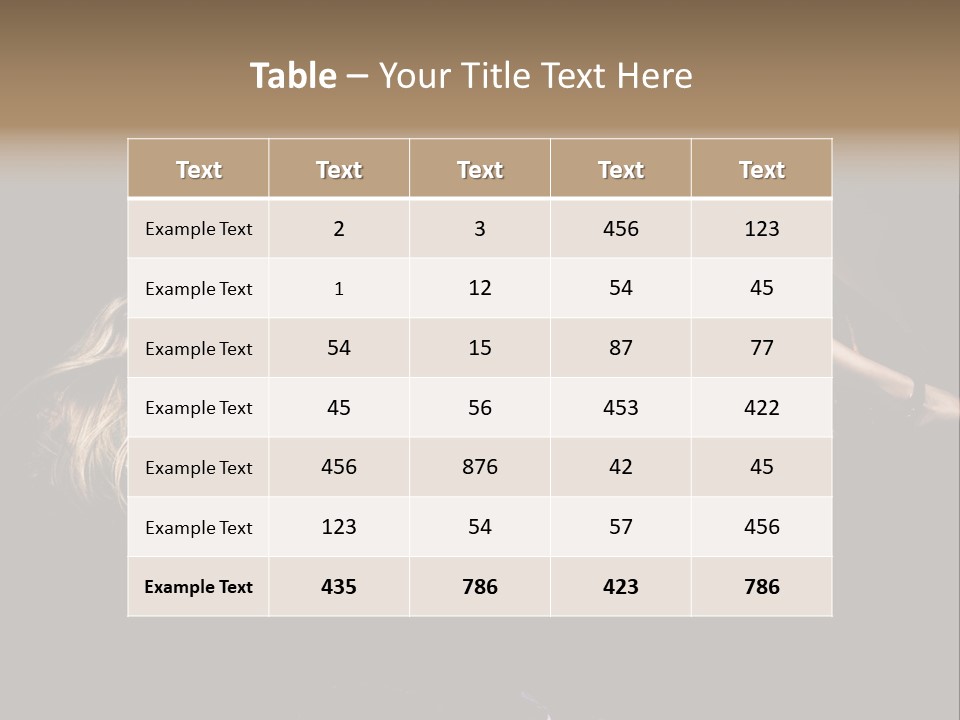 Pose Sensual Lovely PowerPoint Template