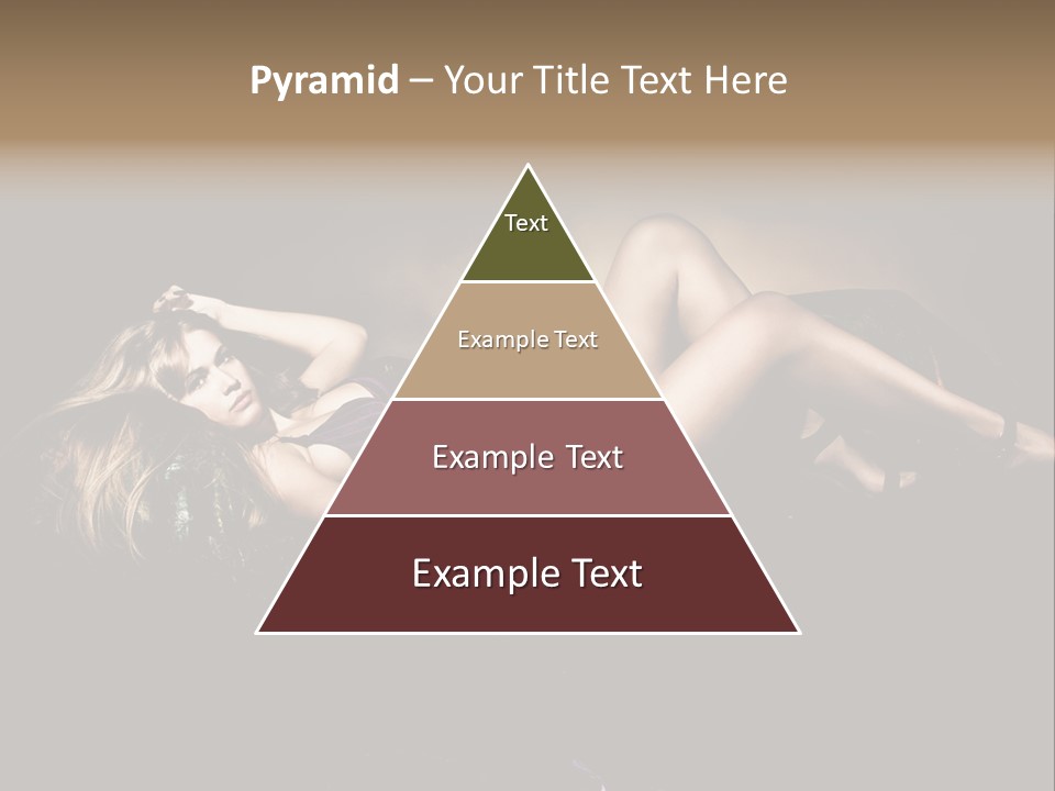 Pose Sensual Lovely PowerPoint Template