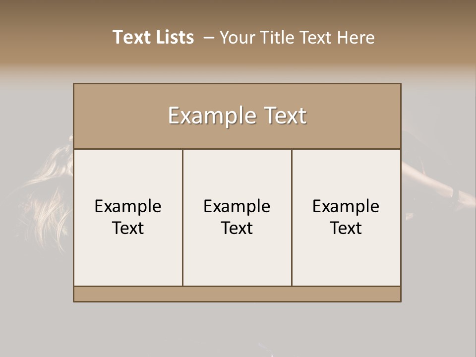 Pose Sensual Lovely PowerPoint Template