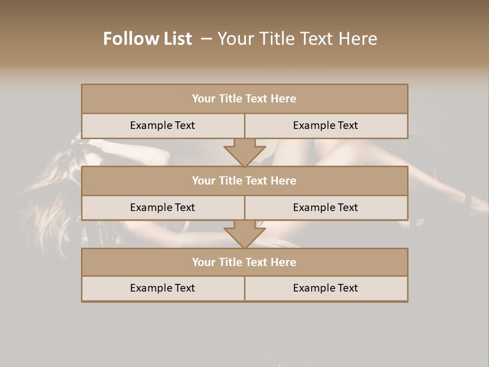 Pose Sensual Lovely PowerPoint Template