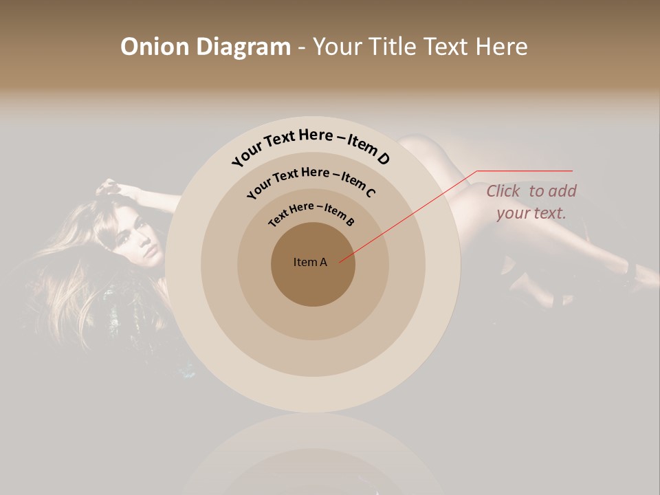 Pose Sensual Lovely PowerPoint Template