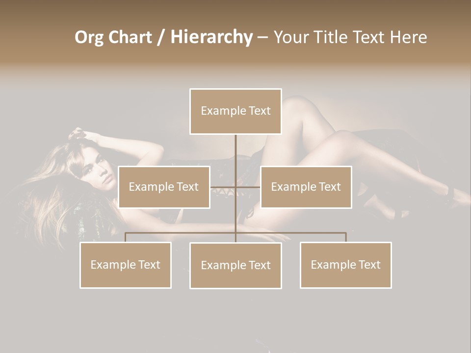 Pose Sensual Lovely PowerPoint Template