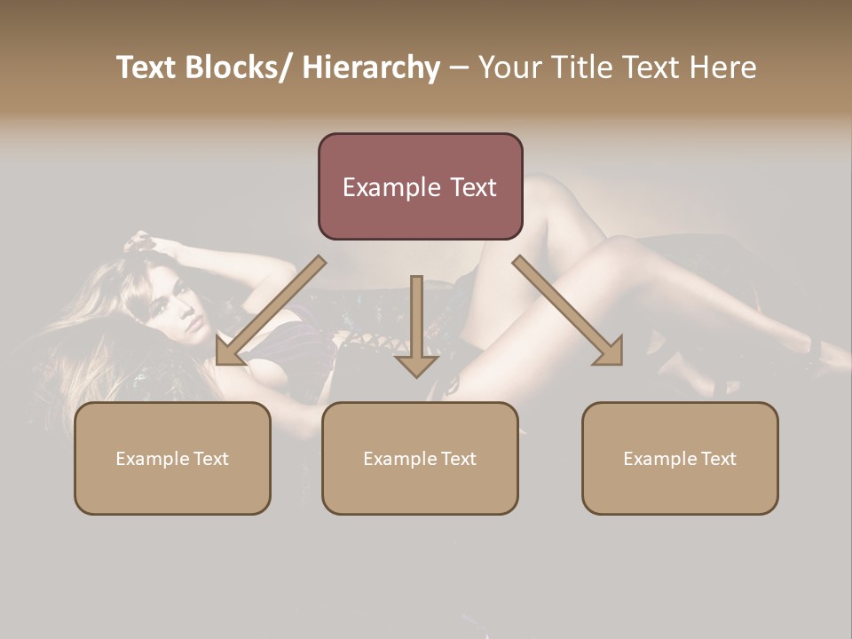 Pose Sensual Lovely PowerPoint Template