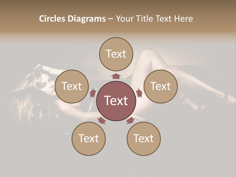 Pose Sensual Lovely PowerPoint Template