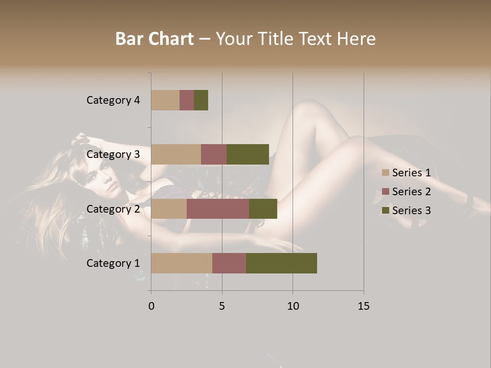 Pose Sensual Lovely PowerPoint Template