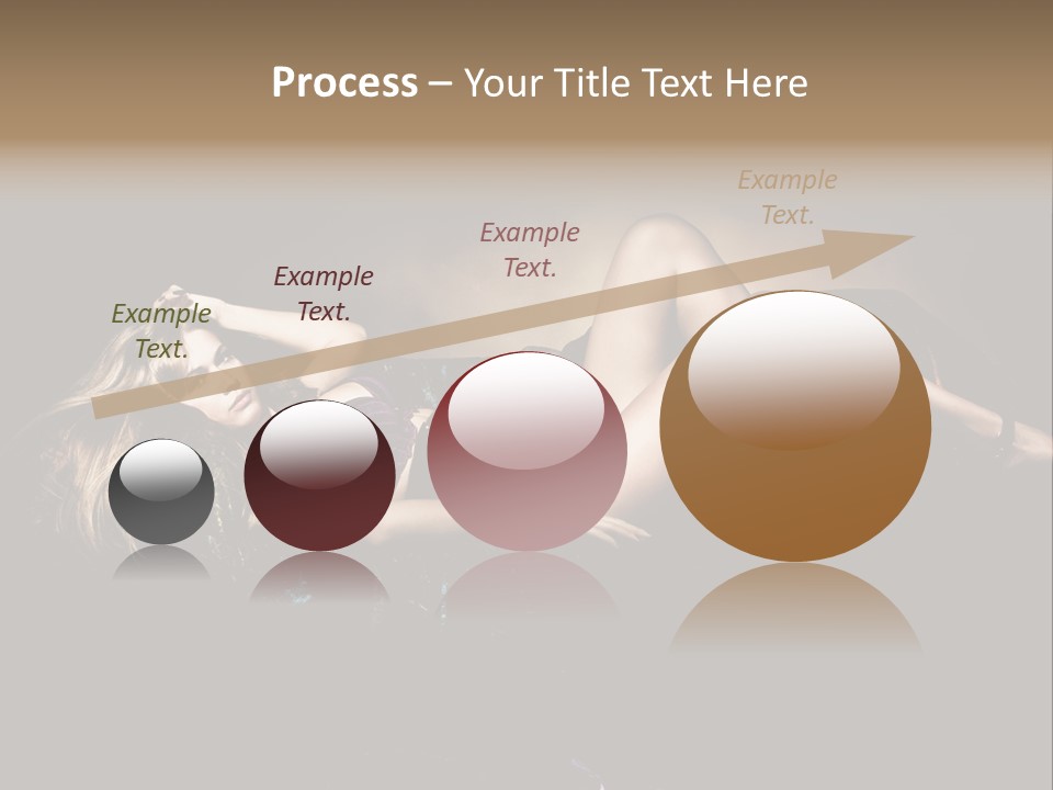 Pose Sensual Lovely PowerPoint Template