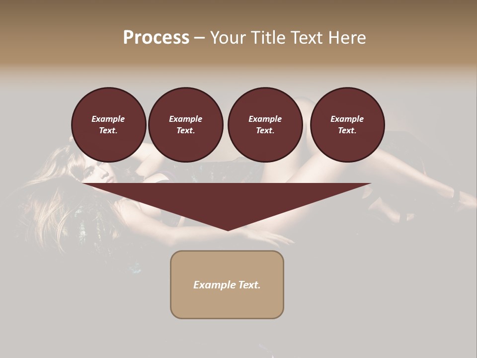 Pose Sensual Lovely PowerPoint Template