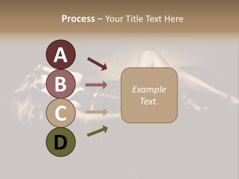Pose Sensual Lovely PowerPoint Template