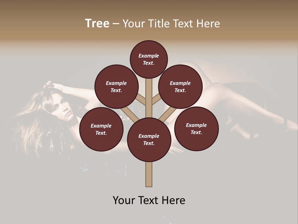 Pose Sensual Lovely PowerPoint Template