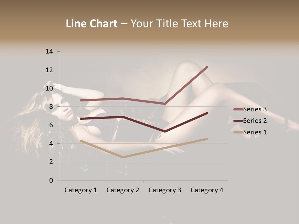 Pose Sensual Lovely PowerPoint Template