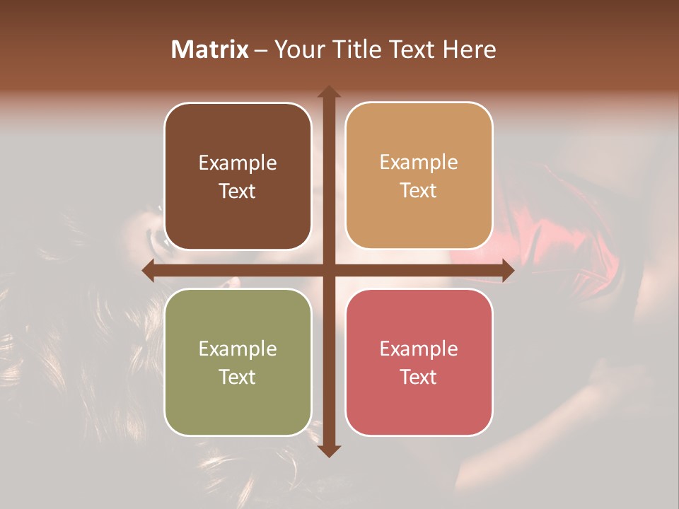 Sexual Beautiful Dark PowerPoint Template