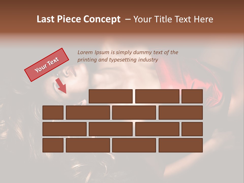 Sexual Beautiful Dark PowerPoint Template