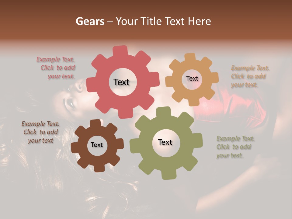 Sexual Beautiful Dark PowerPoint Template