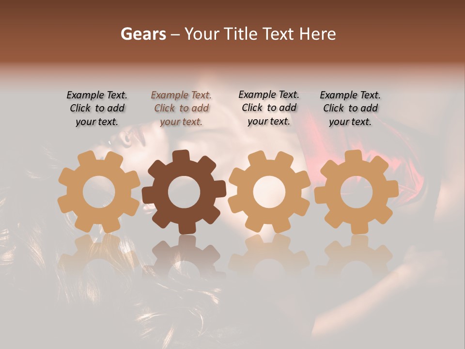 Sexual Beautiful Dark PowerPoint Template