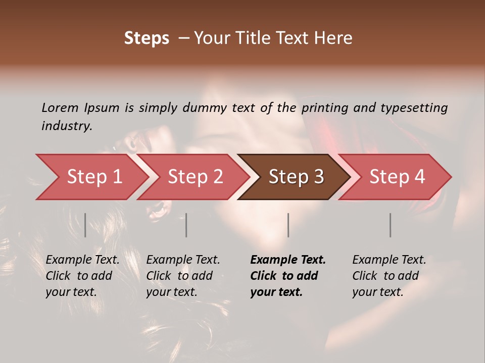 Sexual Beautiful Dark PowerPoint Template