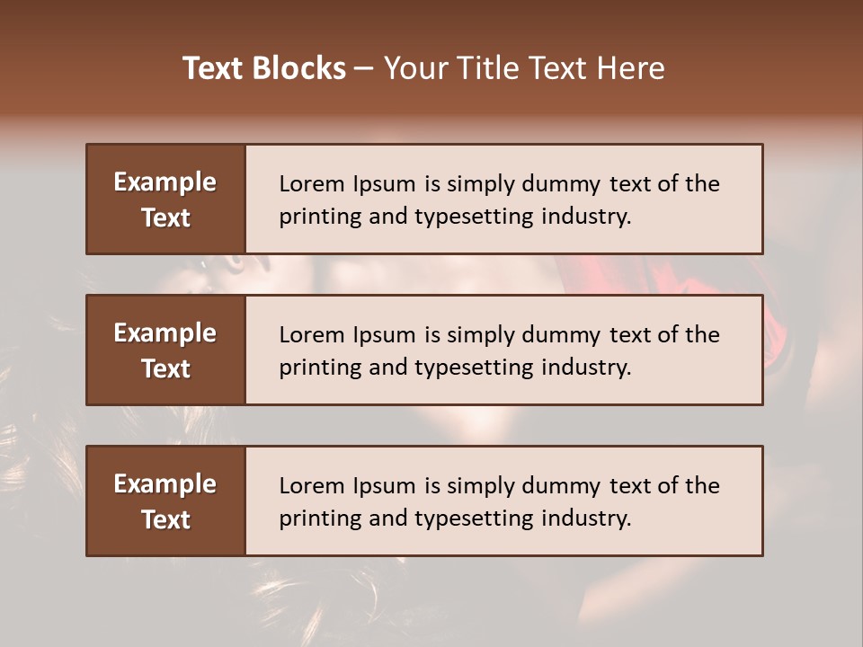 Sexual Beautiful Dark PowerPoint Template