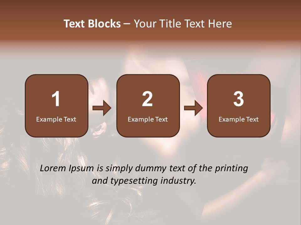 Sexual Beautiful Dark PowerPoint Template