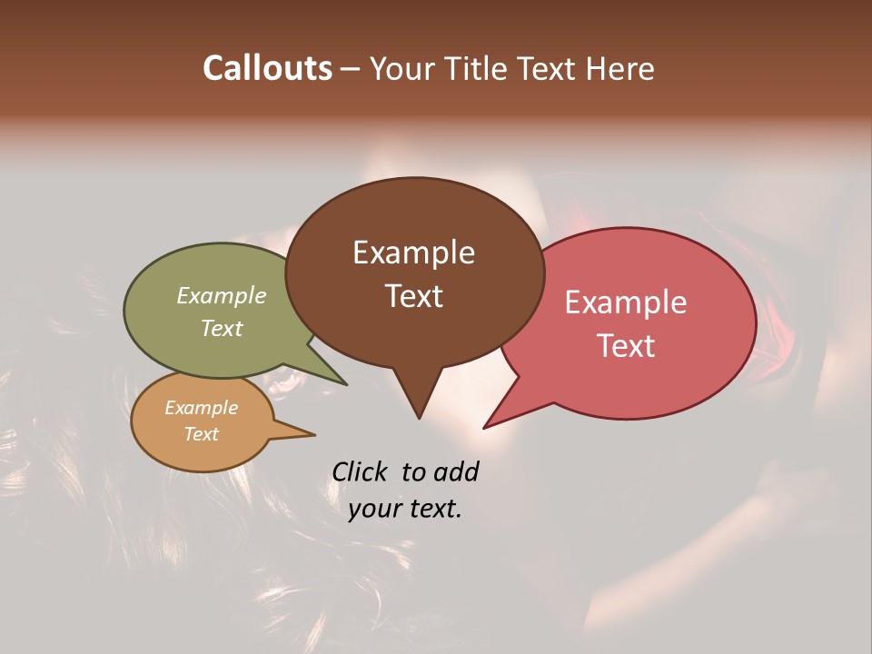Sexual Beautiful Dark PowerPoint Template